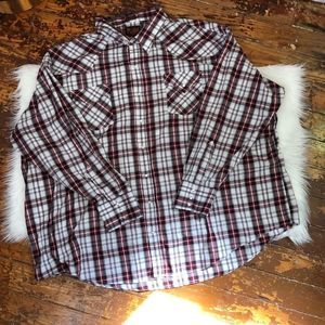 Plains Big Man long sleeve button down 4X